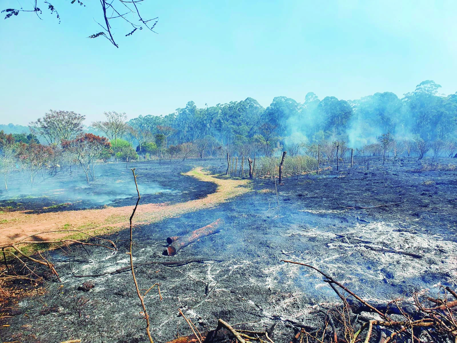 Queimadas causam transtornos em Iperó