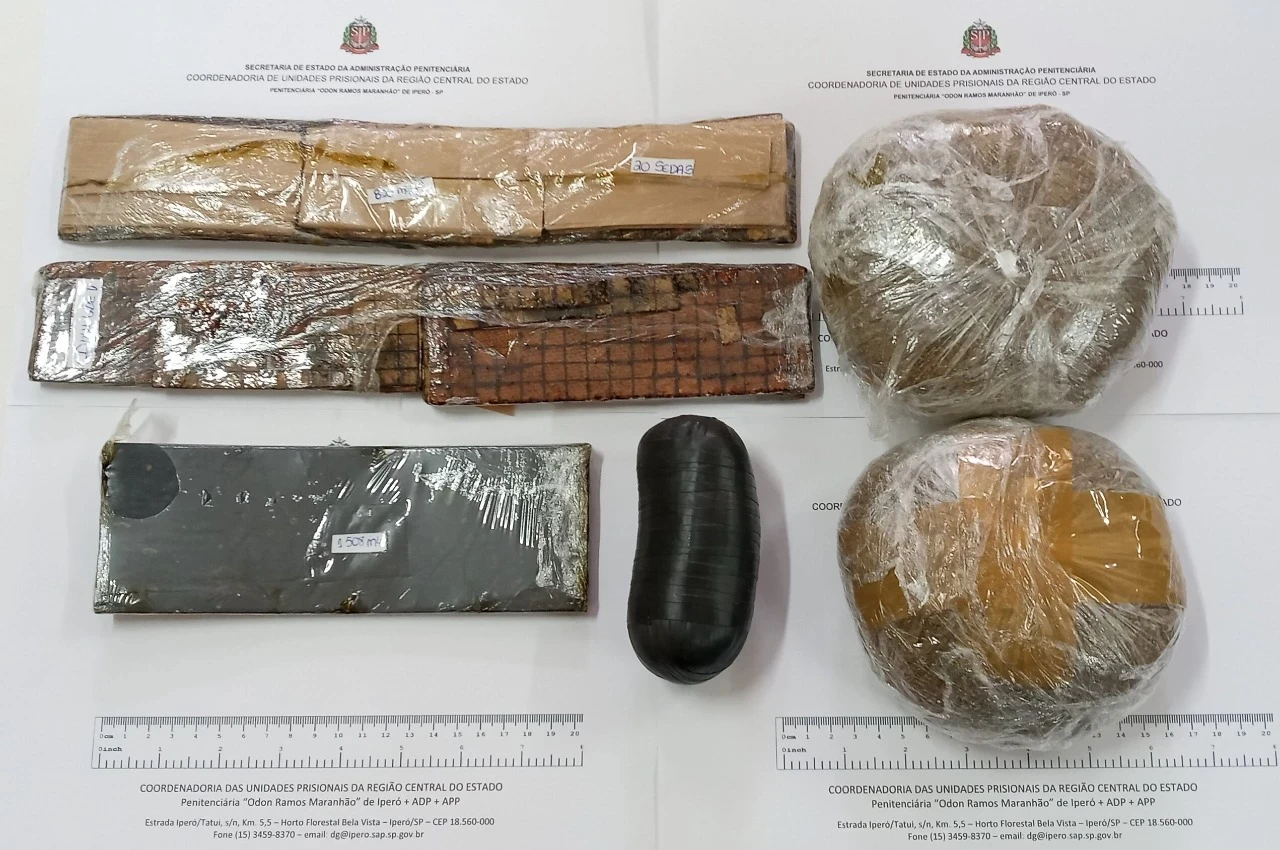 Mulher é flagrada tentando entrar na penitenciária de Iperó com diversos materiais proibidos