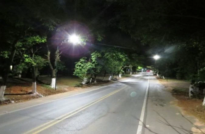Nova iluminação no Acesso José Sartorelli / Avenida José Marques Penteado tem a primeira fase concluída