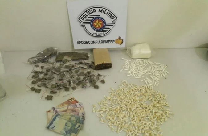 Polícia Militar prende homem por tráfico de drogas no Campos Vileta