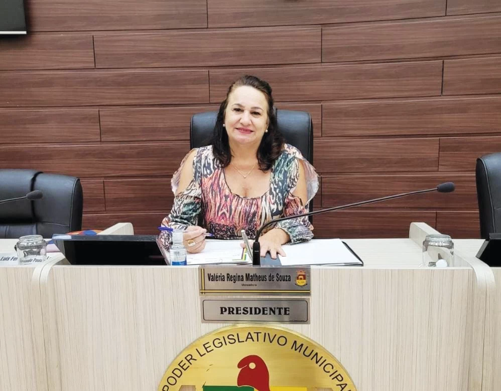 Pela Primeira vez, uma mulher preside a sessão da Câmara dos Vereadores de Iperó