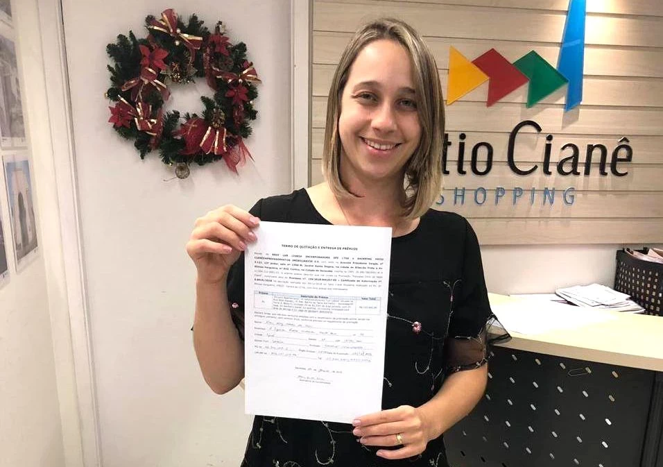 Moradora de Iperó ganha apartamento no valor de R$ 133 mil em Campanha de Natal do Pátio Cianê Shopping em Sorocaba