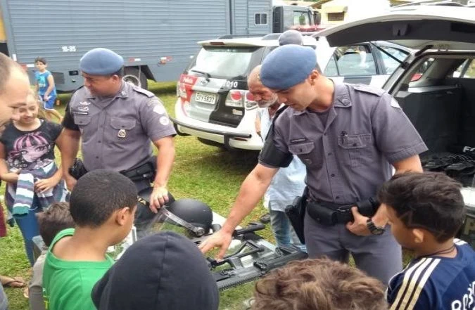 Moradores de George Oetterer receberam ação conjunta da Prefeitura, GCM e da PM