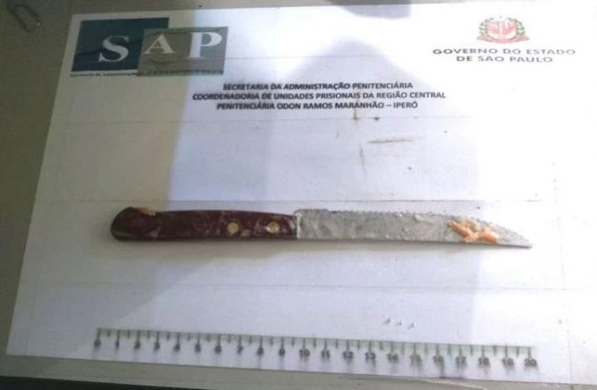 Faca é encontrada dentro de alimentos, em penitenciária de Iperó