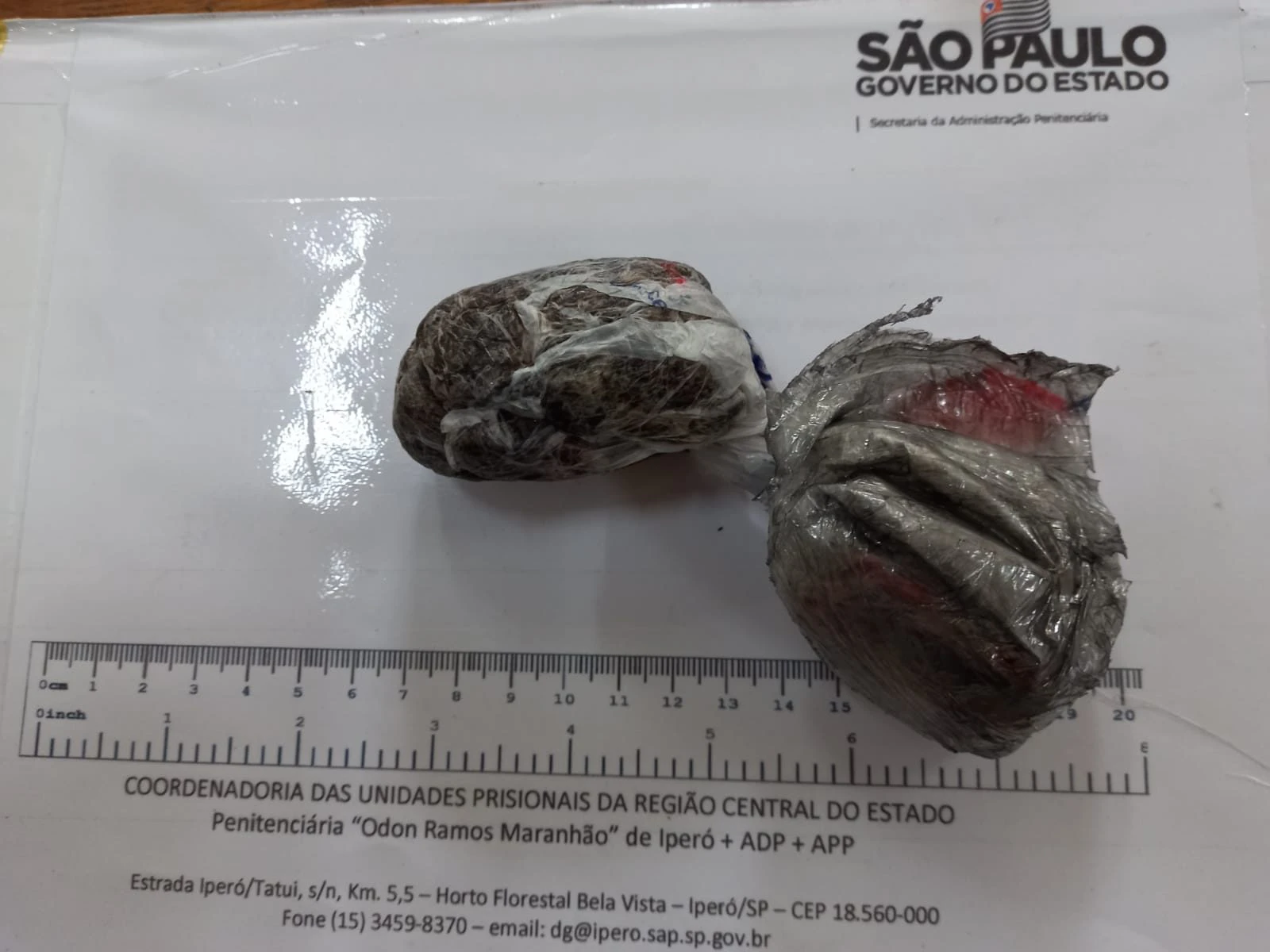 Mulher é flagrada com maconha nas partes íntimas durante procedimento de revista na penitenciária de Iperó  