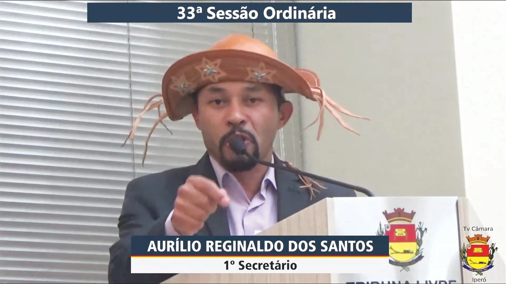 Vereador Lila protesta no plenário contra as falas direcionadas aos Nordestinos