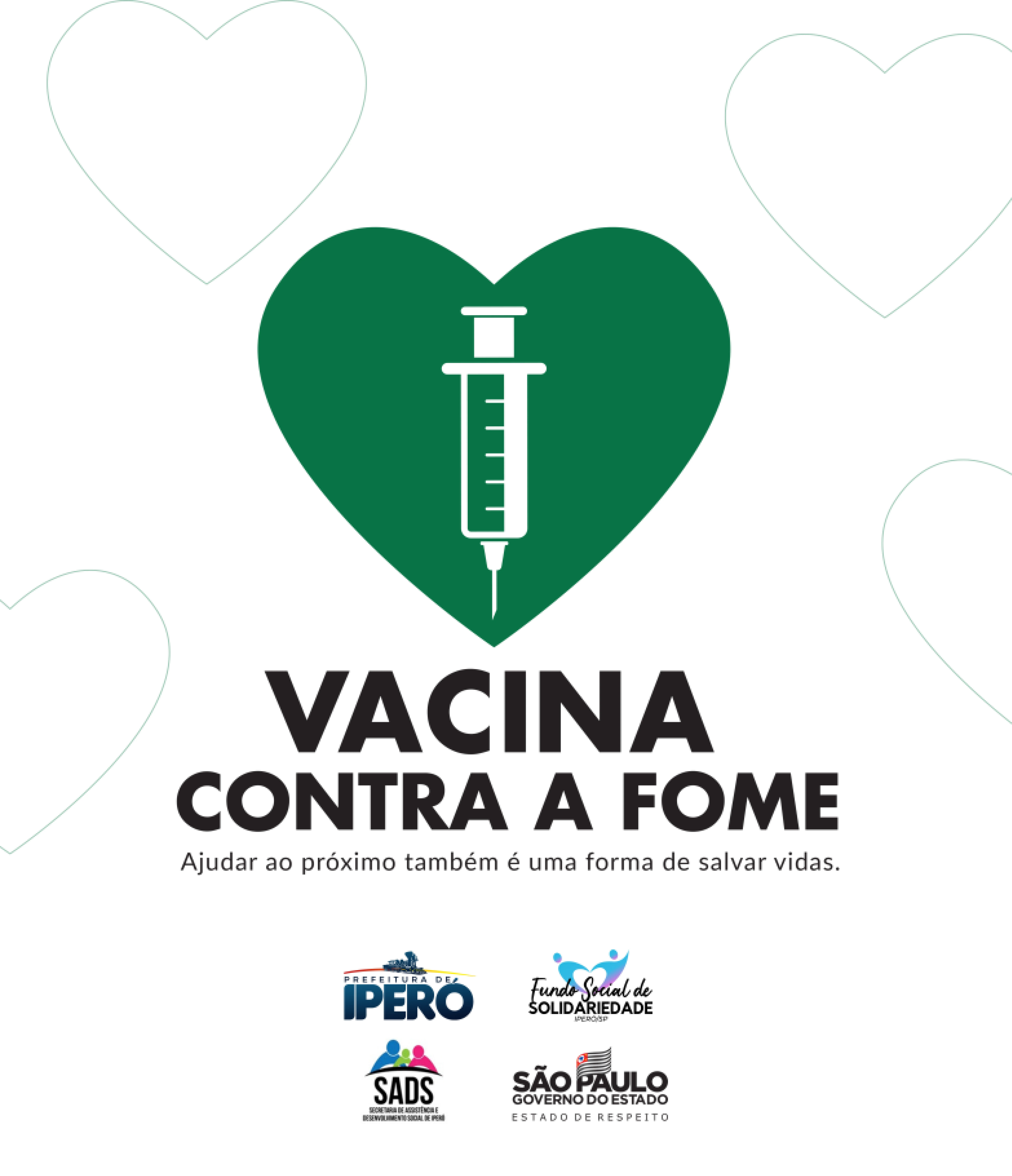 Campanha ‘Vacina Contra Fome’ tem início nesta sexta-feira em Iperó