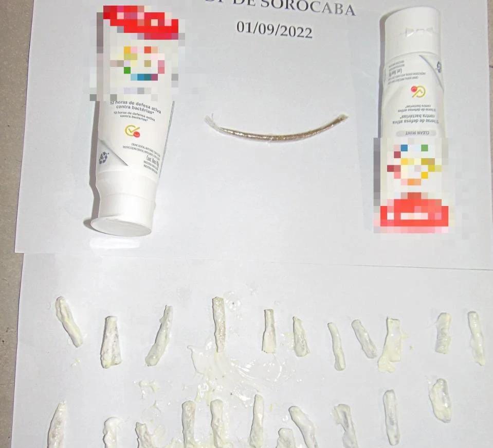 Mãe de reeducando tenta entregar Maconha dentro de tubo de creme dental