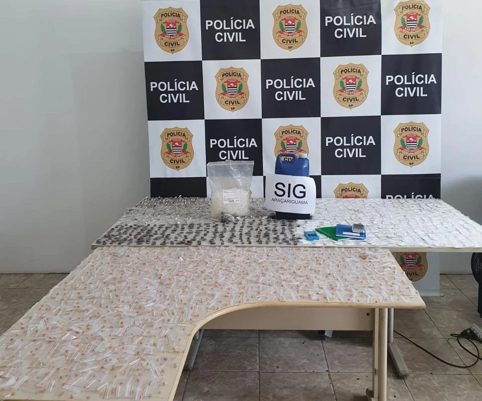 Polícia Civil apreende mais de 1900 porções de Drogas em São Roque
