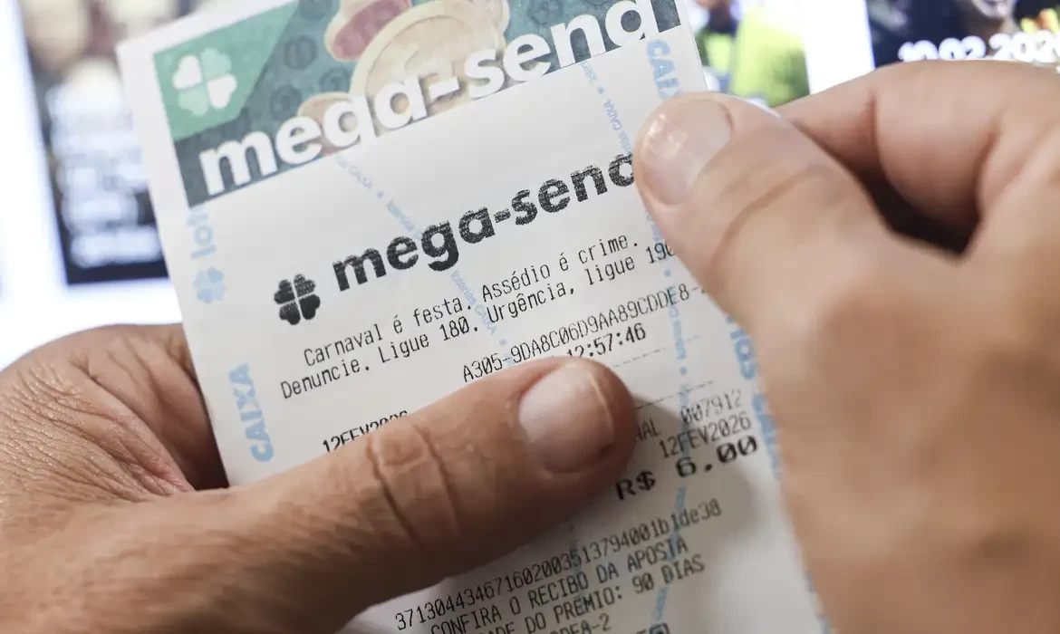 Bilhete de loteria traz alerta de combate à violência contra a mulher