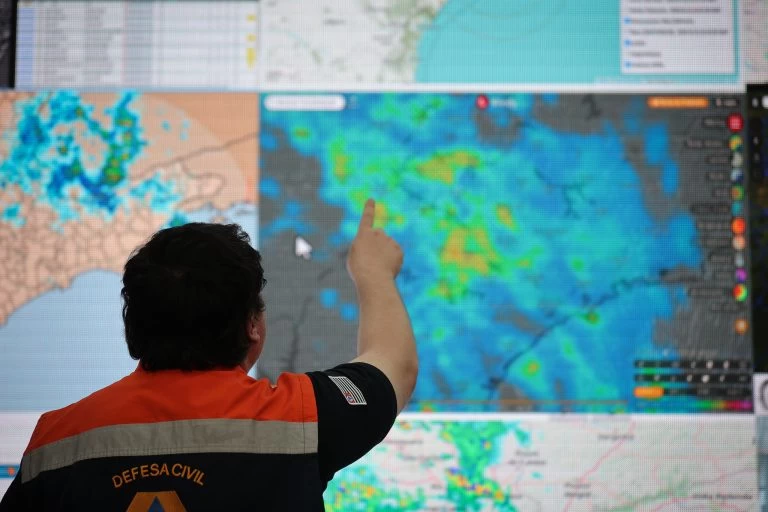 Defesa Civil monitora mudança do tempo em SP com retorno da chuva neste fim de semana