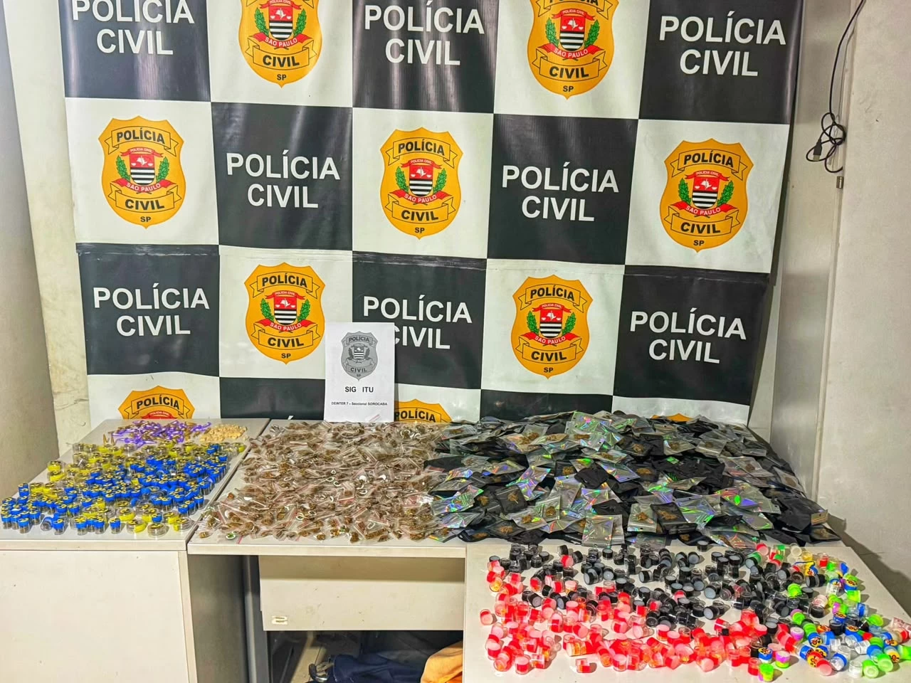 Polícia Civil localiza “casa bomba” e prende suspeito com mais de 2 mil porções de drogas em Itu