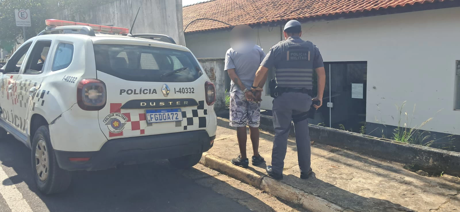Homem é identificado após furtar fiação elétrica de comércios no Centro
