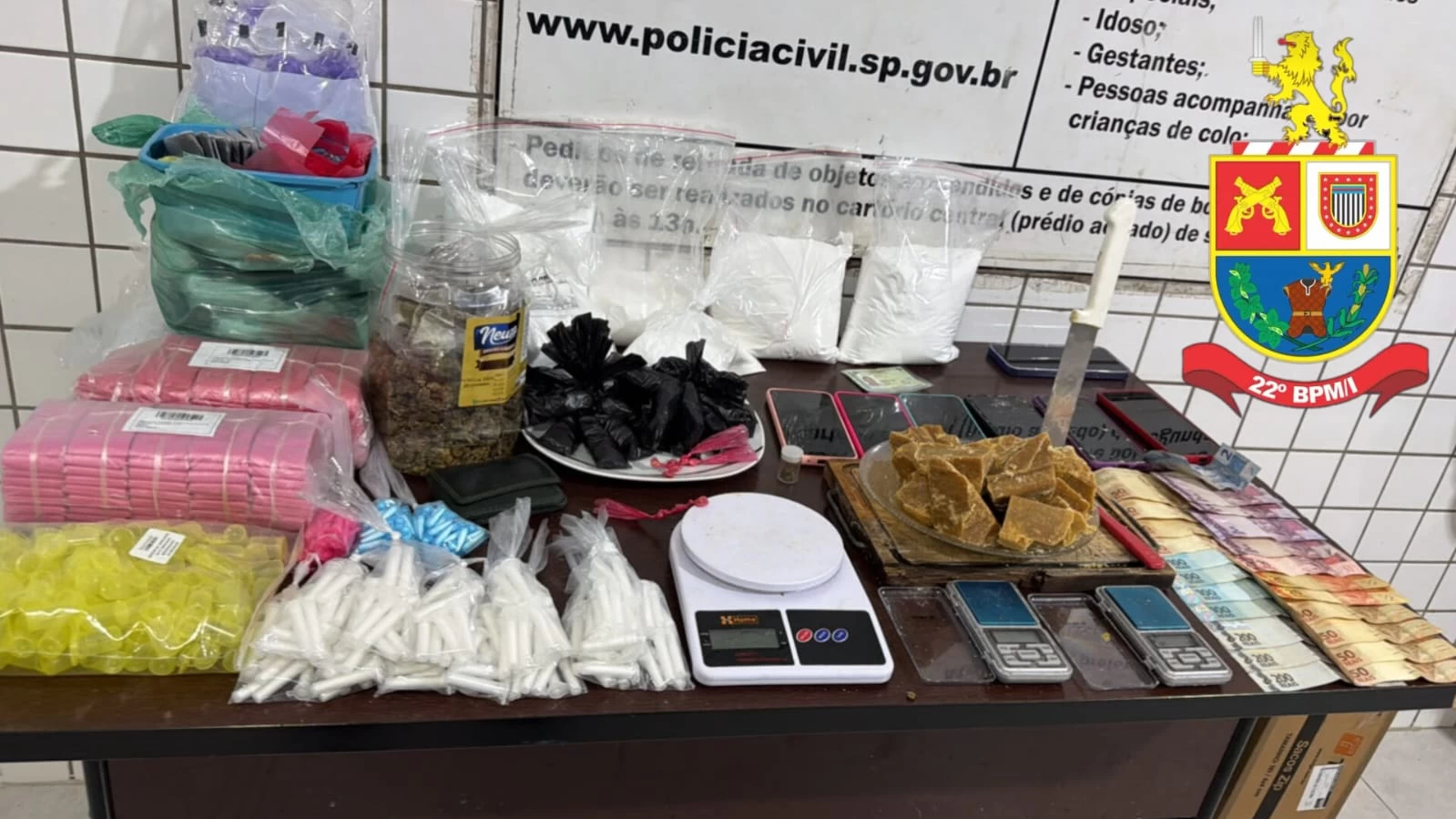 PM prende quatro pessoas por tráfico de drogas em Tatuí