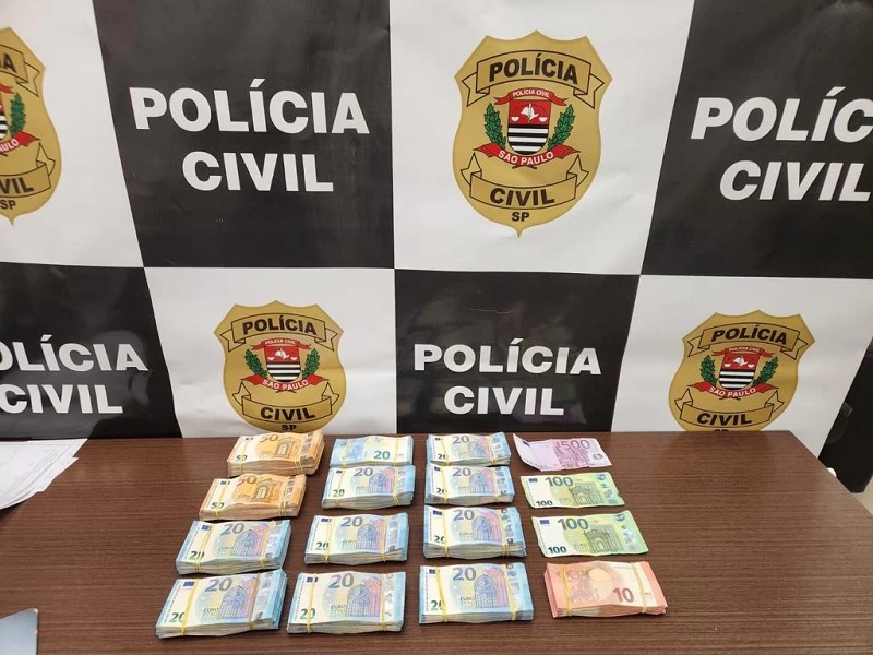 Polícia Civil prende suspeito que tentou embarcar com 50 mil euros escondidos no corpo em Congonhas