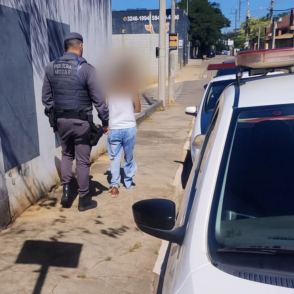 Polícia Militar de Iperó prende um dos integrantes da dupla que realizou furtos no centro da cidade