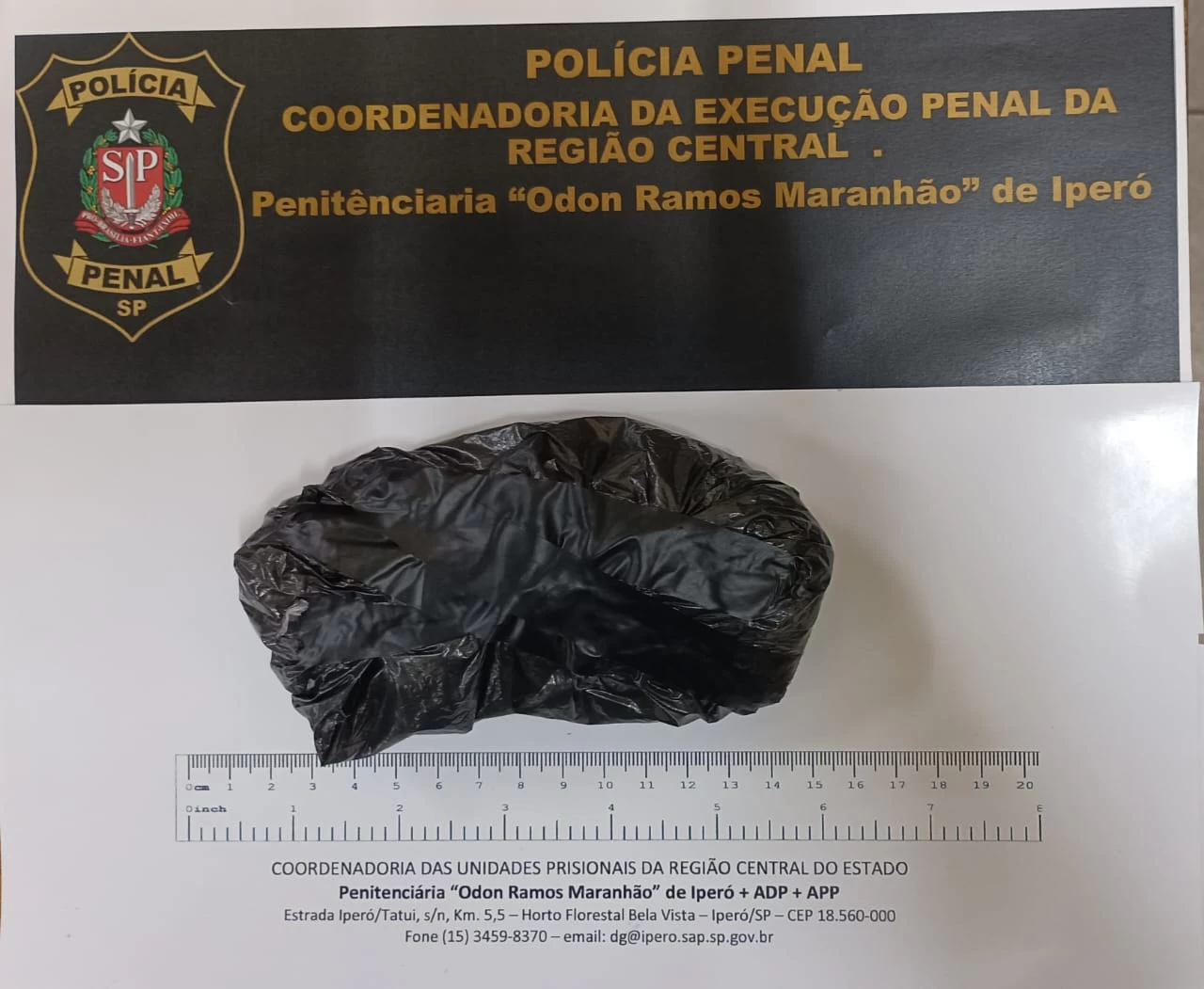 Mulher de preso é surpreendida tentando entrar com drogas na Penitenciária de Iperó