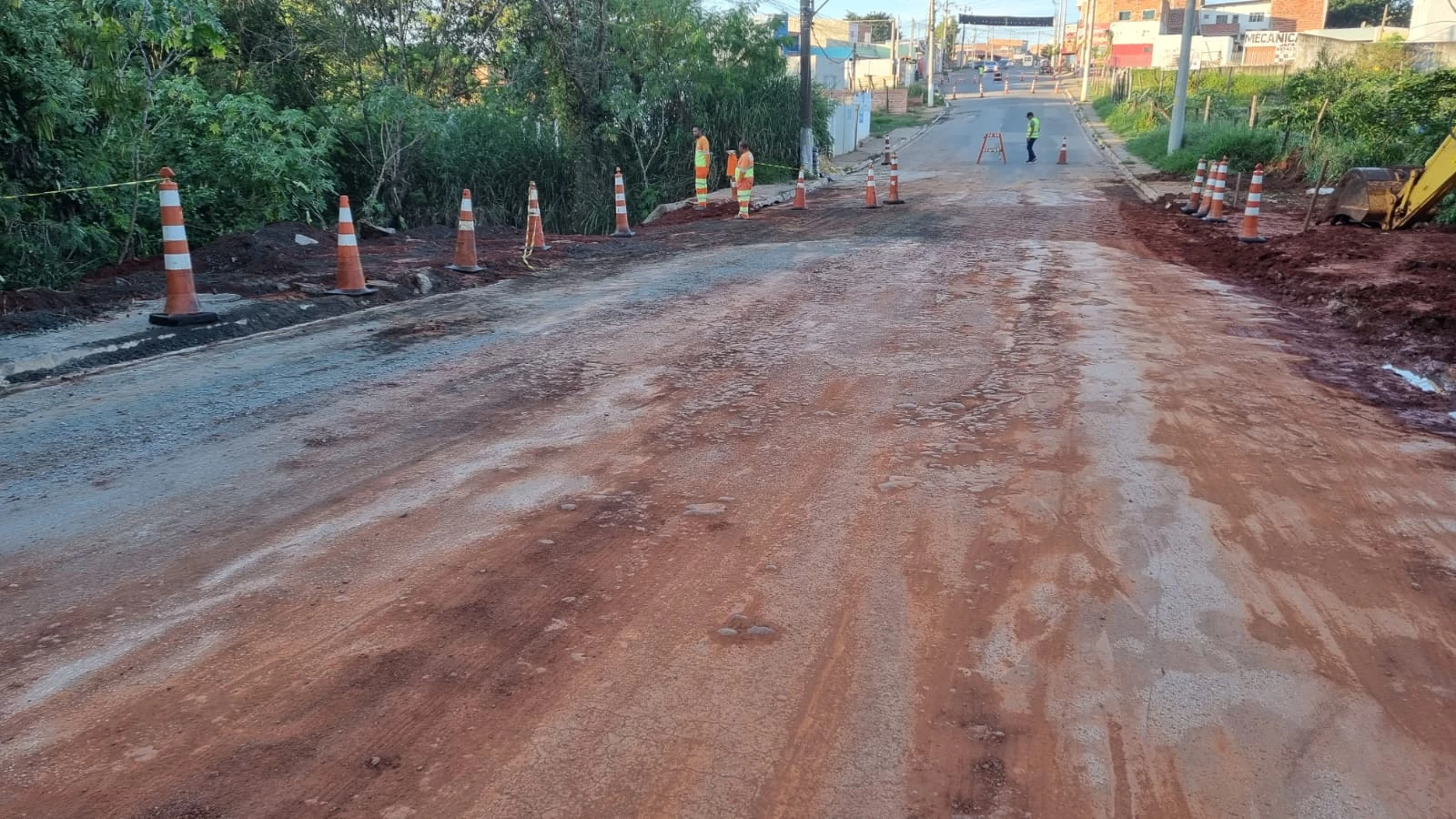 Após 48h de obras, Avenida George Oetterer será liberada para o trânsito