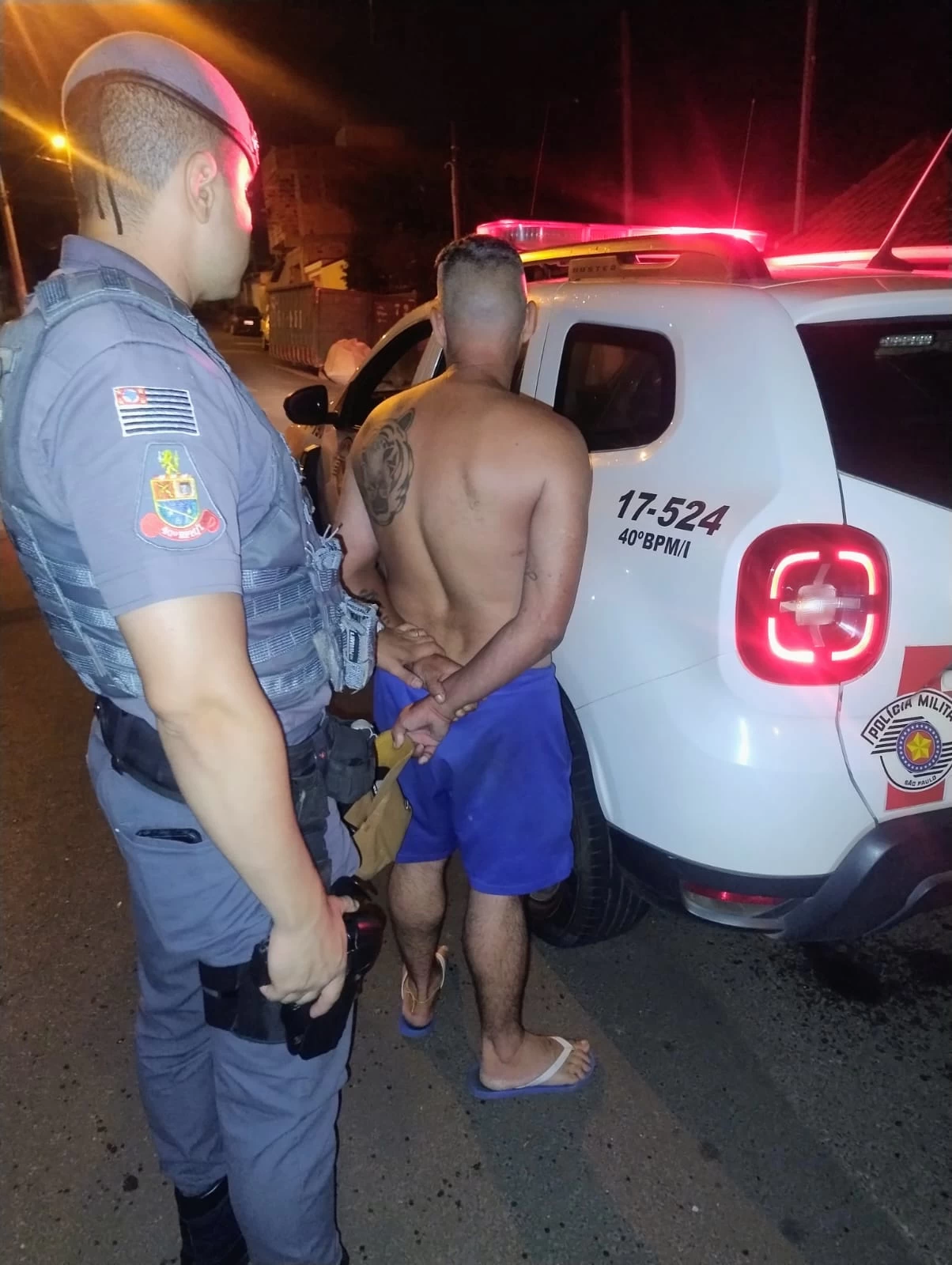 Homem em saída temporária é flagrado descumprindo regras