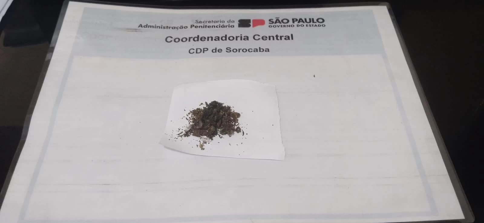 Pai é flagrado tentando levar droga para filho preso no CDP de Sorocaba