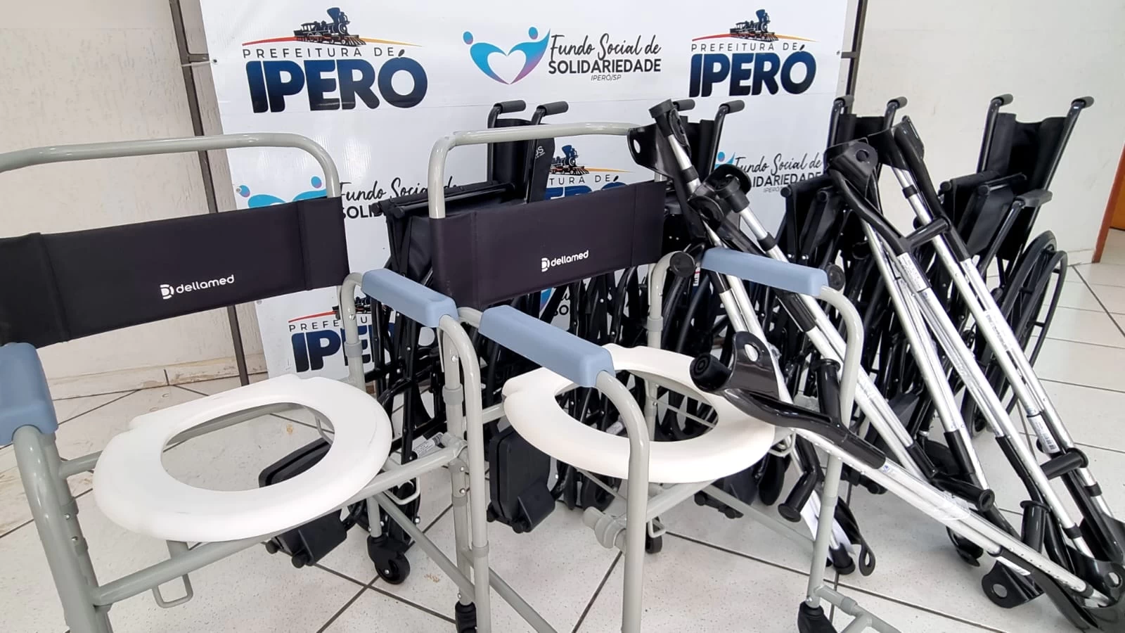 Fundo Social de Iperó  adquire aparelhos de locomoção para emprestar para a população de Iperó.