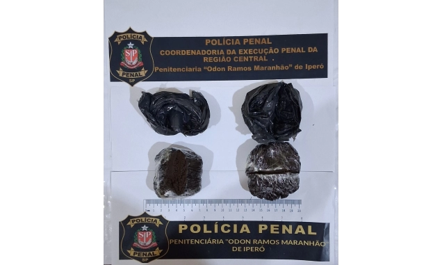 Mulher é flagrada com haxixe no sutiã ao tentar entrar na Penitenciária de Iperó