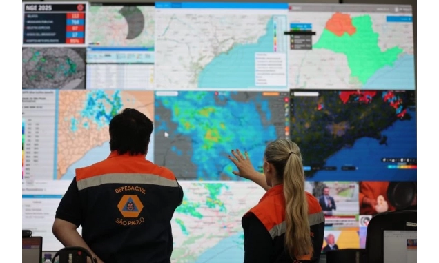 Defesa Civil do Estado de SP reforça atenção para chuvas fortes nesta quarta (18) e quinta (19)