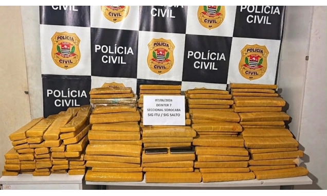 Polícia Civil prende homem com mais de 300 tijolos de maconha escondidos em carga de alho na Castello Branco