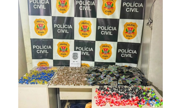 Polícia Civil localiza “casa bomba” e prende suspeito com mais de 2 mil porções de drogas em Itu