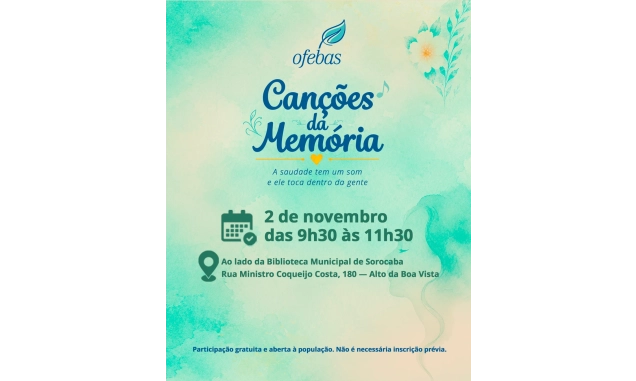 OFEBAS transforma saudade em música na 6ª ação especial de Finados