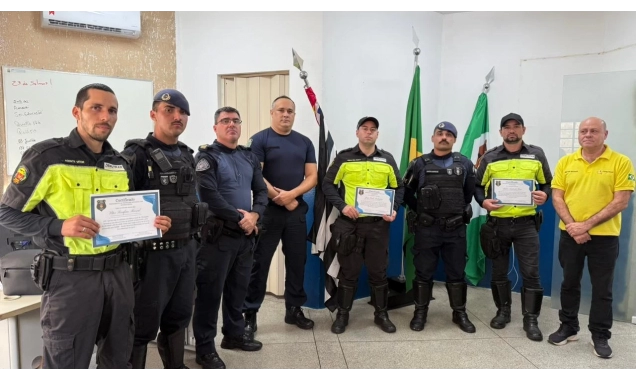 Curso de Pilotagem Defensiva recebe nova turma de agentes do Demutran de Iperó