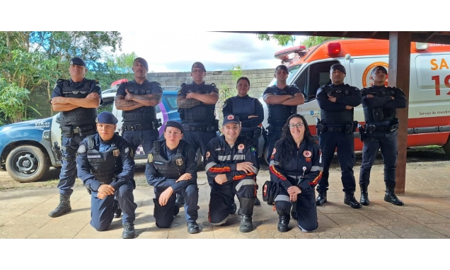 Guardas Municipais de iperó fazem treinamento de primeiros socorros no SAMU