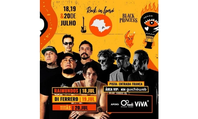Raimundos, Di Ferrero e Titãs fazem shows gratuitos em Iperó