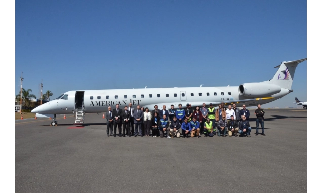 Aeroporto de Sorocaba recebe sua primeira aeronave internacional