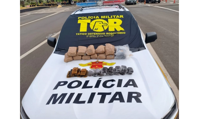 Drogas em forro de carro: Homem é preso pela polícia rodoviária na SP-280