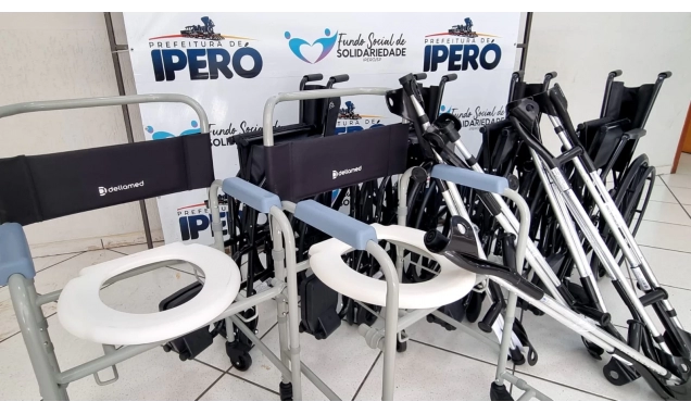Fundo Social de Iperó  adquire aparelhos de locomoção para emprestar para a população de Iperó.