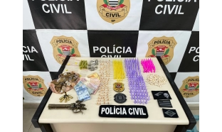Polícia Civil apreende grande quantidade de entorpecentes em Araçoiaba da Serra