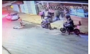 Idosa é agredida em George Oeterer